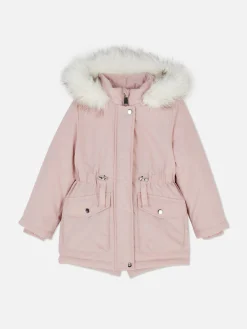 Faux Fur Hood Parka
