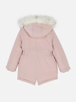 Faux Fur Hood Parka