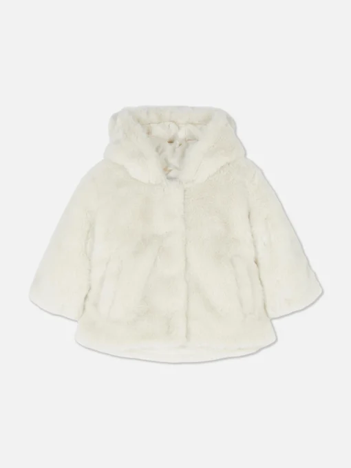 Faux Fur Hooded Jacket