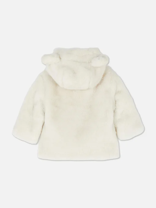 Faux Fur Hooded Jacket