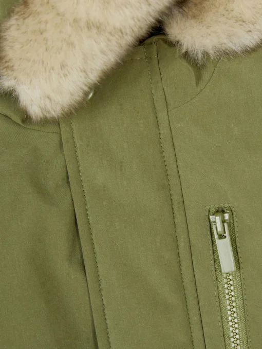 Faux Fur Hooded Parka