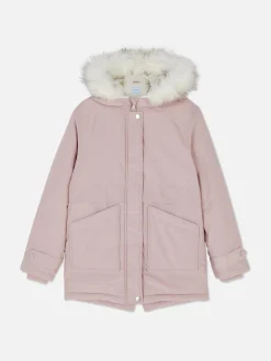 Faux Fur Hooded Parka