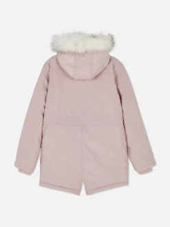 Faux Fur Hooded Parka