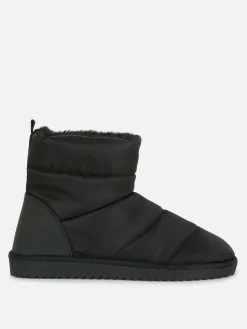 Faux Fur Lined Ankle Boots