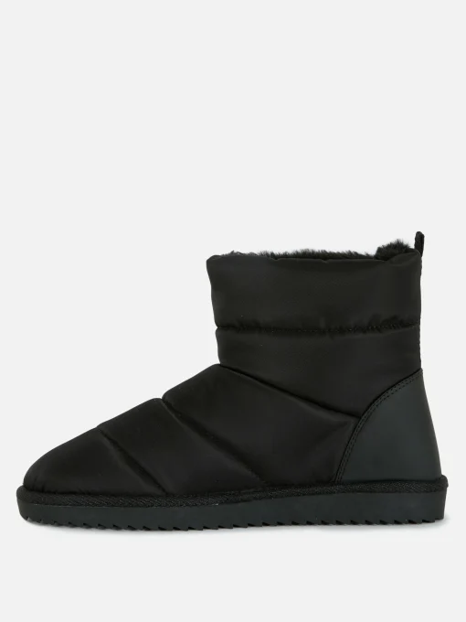 Faux Fur Lined Ankle Boots