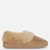 Faux Fur Lined Moccasin Slippers