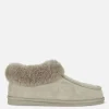 Faux Fur Lined Moccasin Slippers