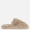 Faux Fur Mule Slippers