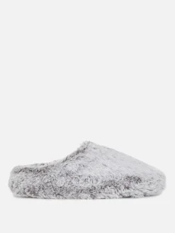 Faux Fur Mule Slippers