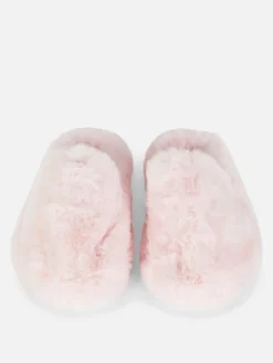 Faux Fur Mule Slippers