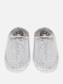 Faux Fur Mule Slippers