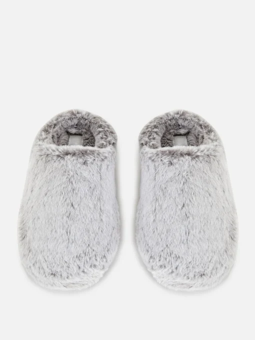 Faux Fur Mule Slippers