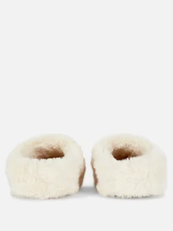 Faux Fur Mule Slippers