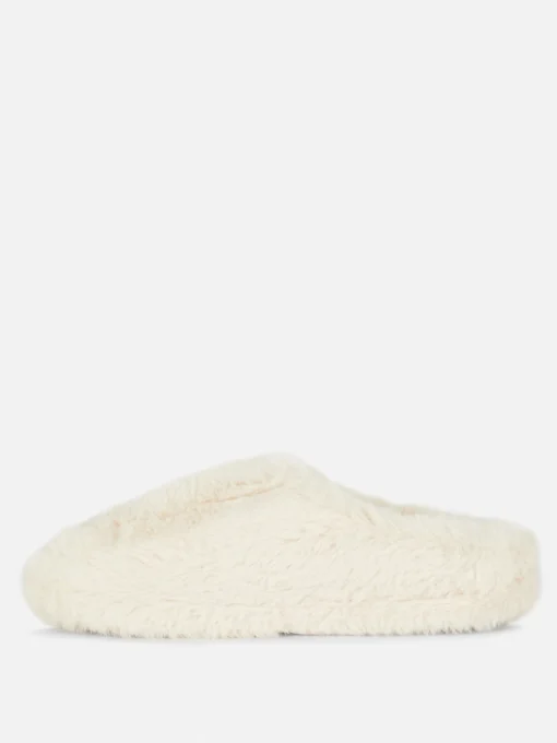 Faux Fur Mule Slippers