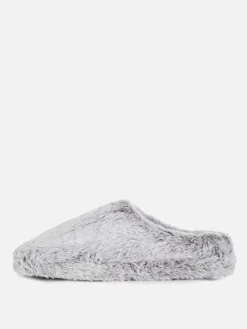 Faux Fur Mule Slippers