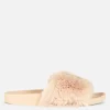 Faux Fur Slides