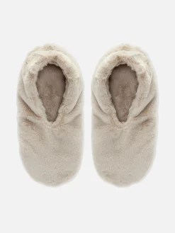 Faux Fur Slipper Socks