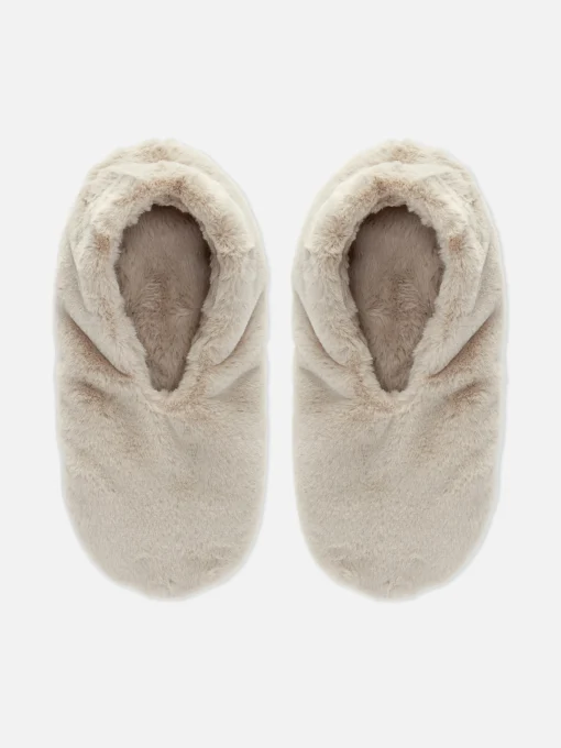 Faux Fur Slipper Socks