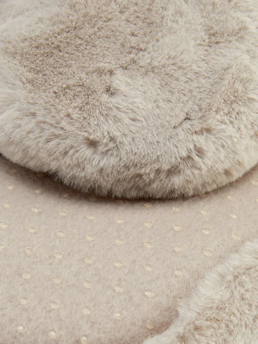 Faux Fur Slipper Socks