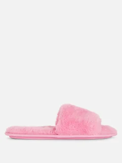 Faux Fur Slippers
