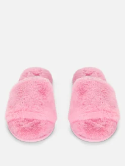 Faux Fur Slippers