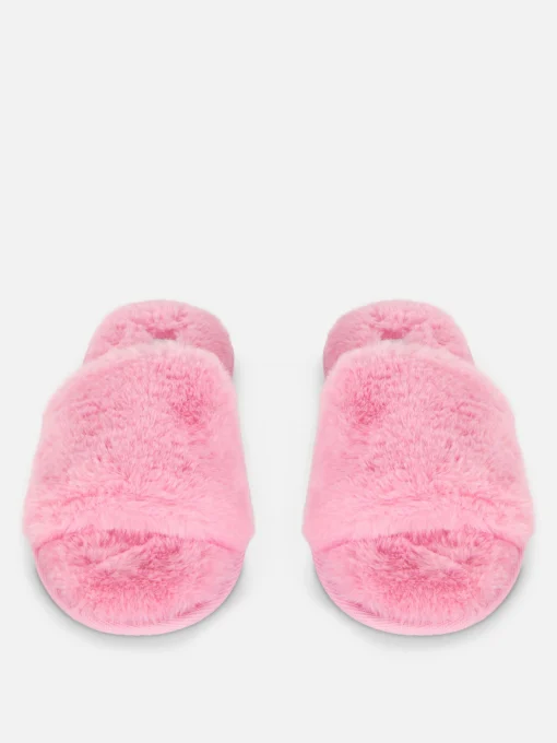 Faux Fur Slippers