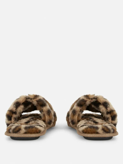 Faux Fur Slippers