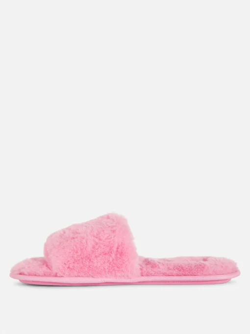 Faux Fur Slippers