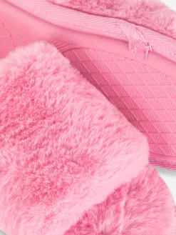Faux Fur Slippers