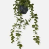 Faux Hanging Succulent In Geometric Pot