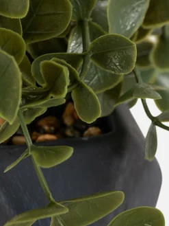 Faux Hanging Succulent In Geometric Pot