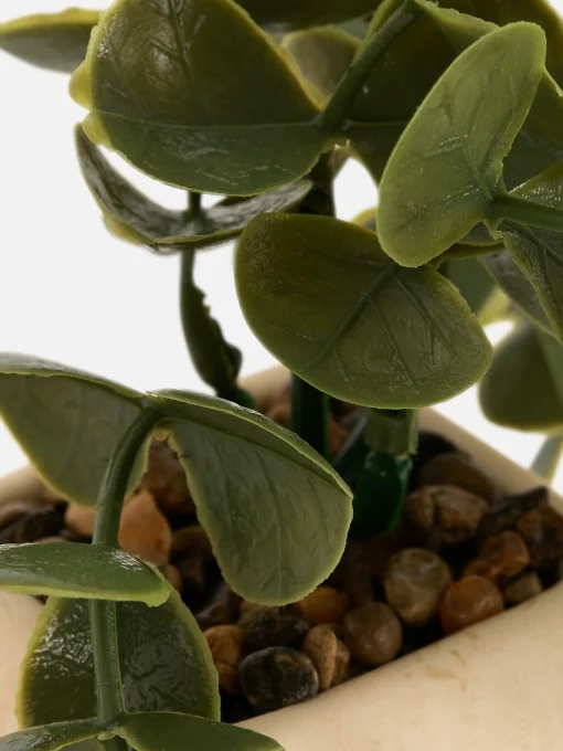 Faux Hanging Succulent In Geometric Pot