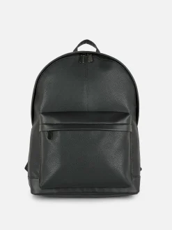 Faux Leather Backpack