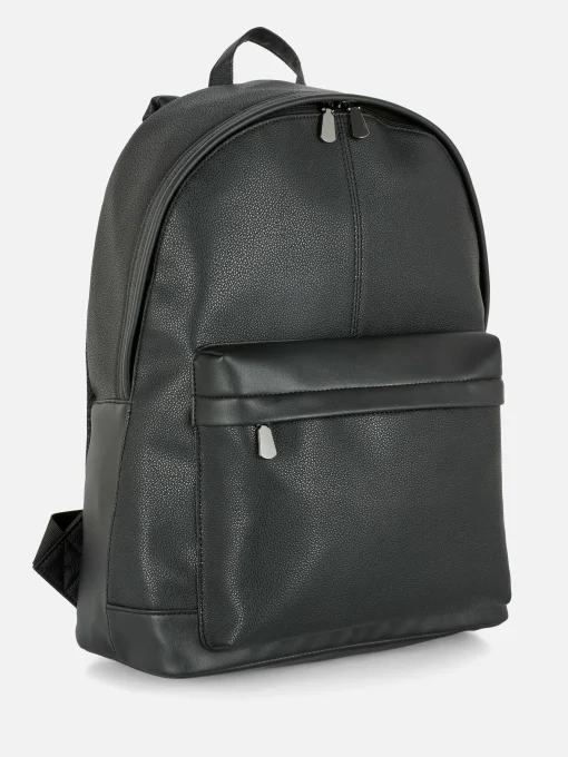 Faux Leather Backpack