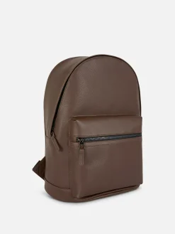 Faux Leather Backpack