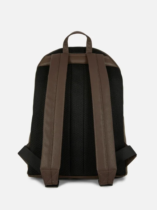 Faux Leather Backpack