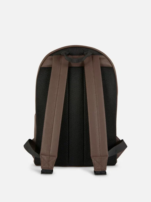 Faux Leather Backpack