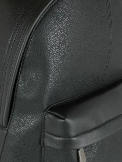 Faux Leather Backpack