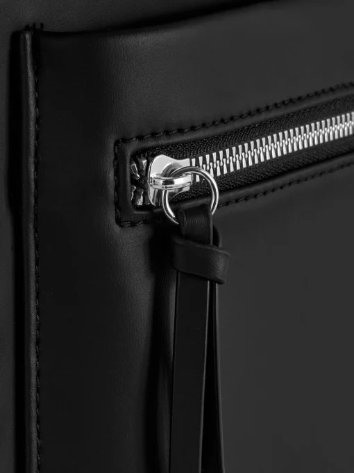 Faux Leather Backpack