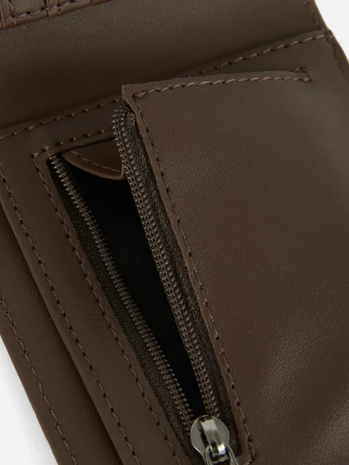 Faux Leather Bifold Wallet