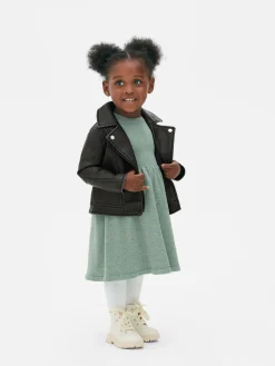 Faux Leather Biker Jacket