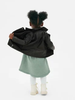 Faux Leather Biker Jacket