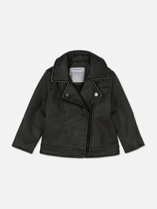 Faux Leather Biker Jacket