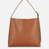 Faux Leather Bucket Tote
