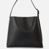 Faux Leather Bucket Tote