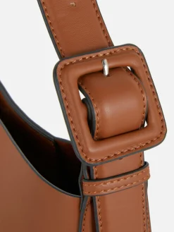 Faux Leather Bucket Tote