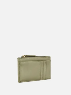 Faux Leather Card Holder