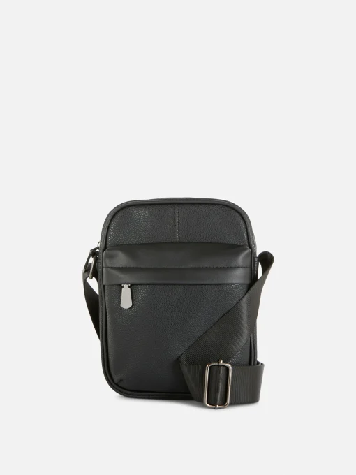 Faux Leather Cross Body Bag