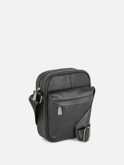 Faux Leather Cross Body Bag