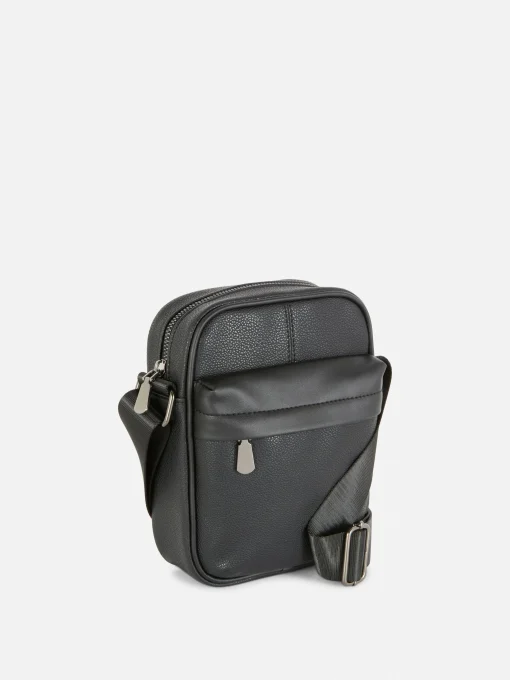 Faux Leather Cross Body Bag